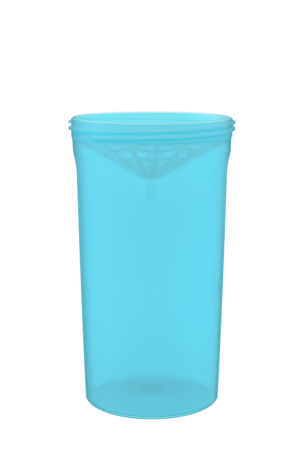 Pohár — Transparent Peacock Blue